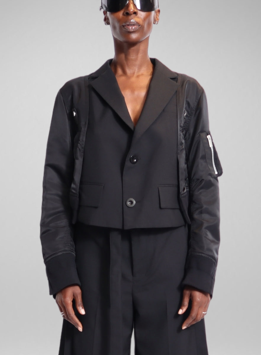 SACAI | Suiting Mix Nylon Twill Jacket – Joan Shepp