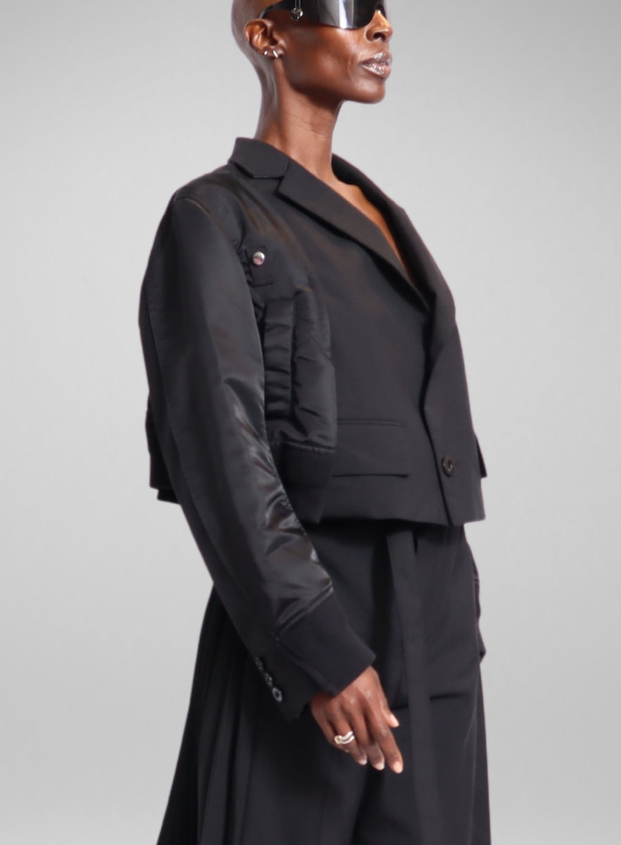 SACAI | Suiting Mix Nylon Twill Jacket – Joan Shepp