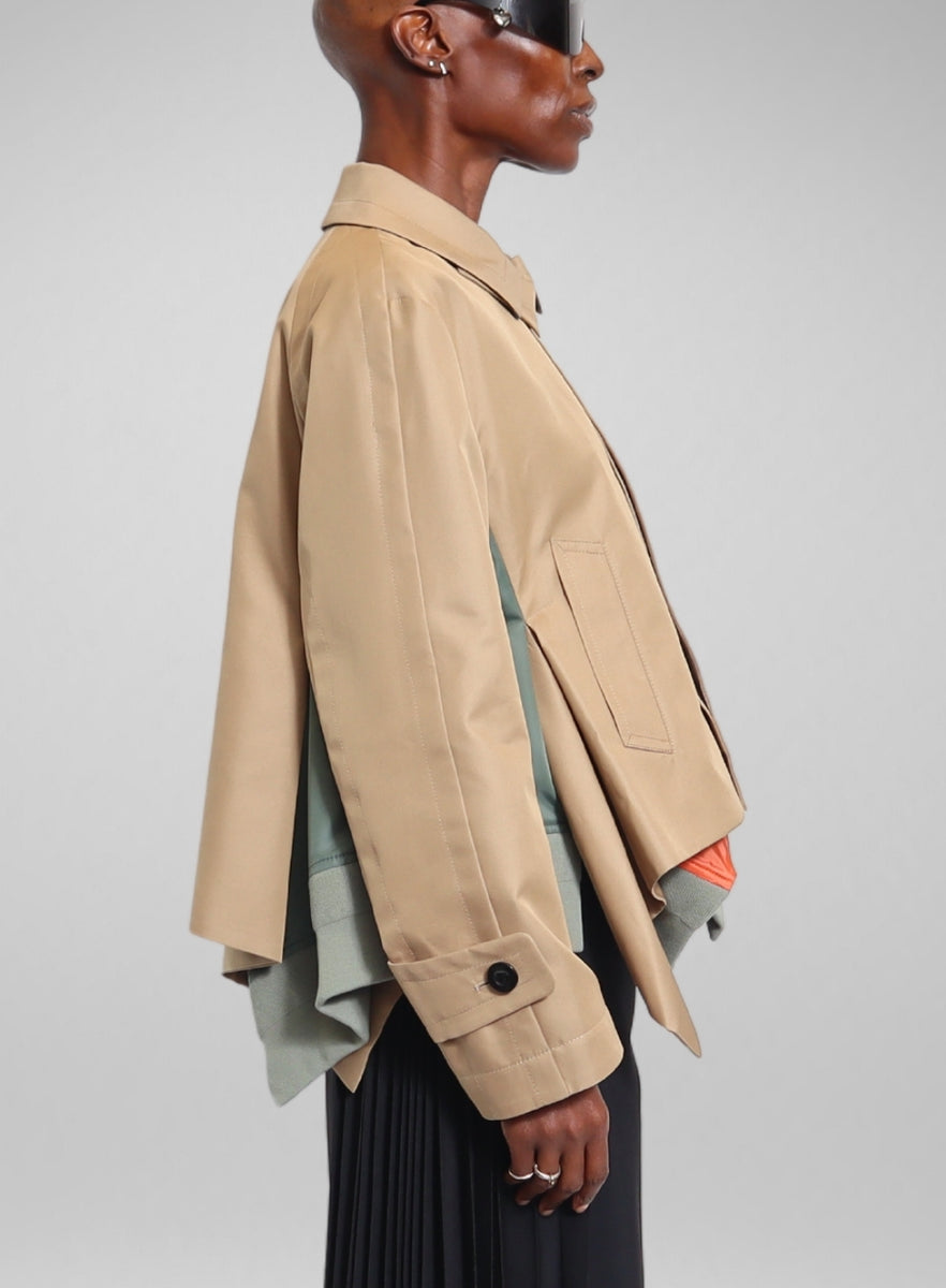 SACAI | Cotton Gabardine Nylon Twill Mix Blouson – Joan Shepp