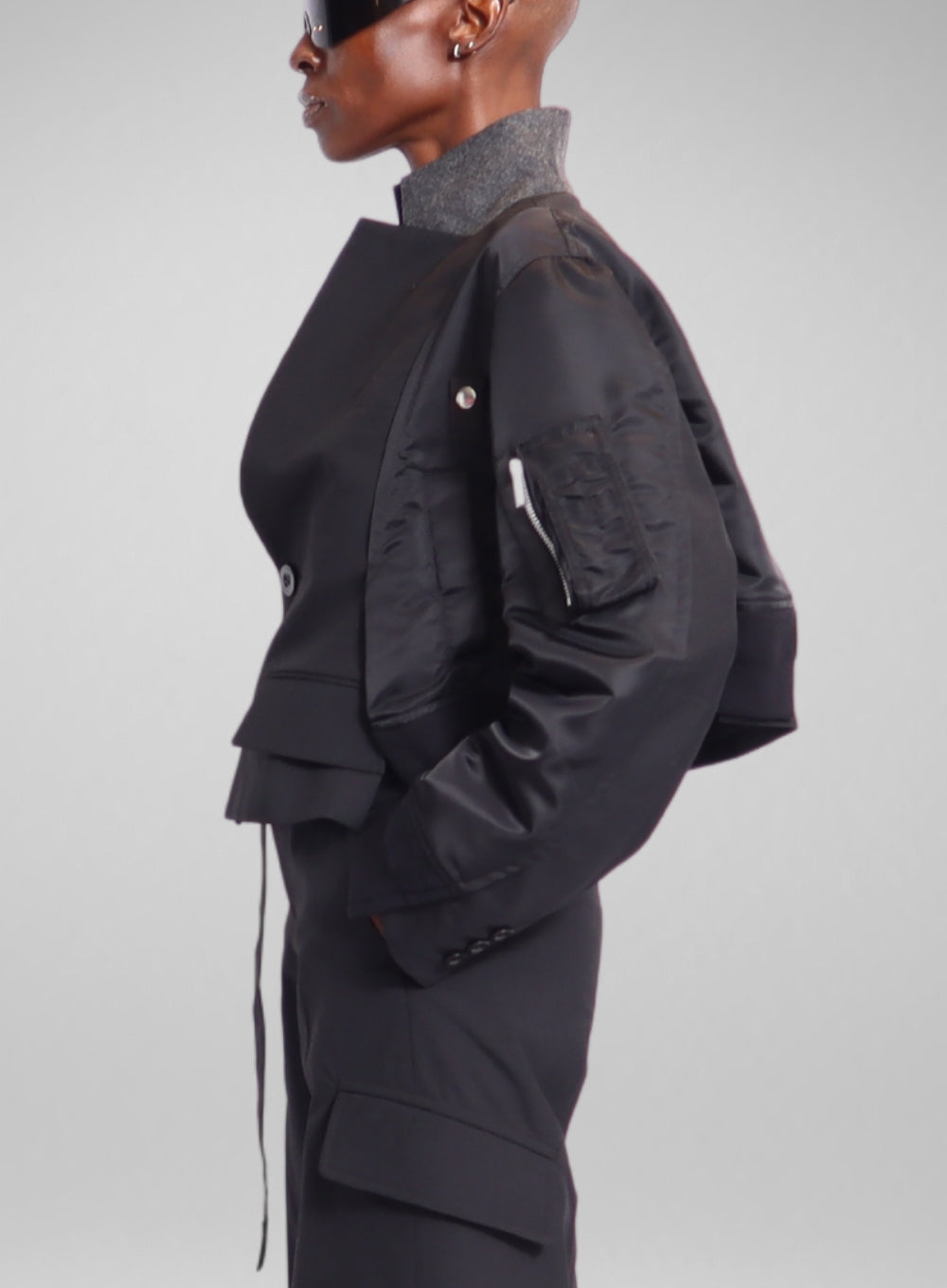 SACAI | Suiting Mix Nylon Twill Jacket