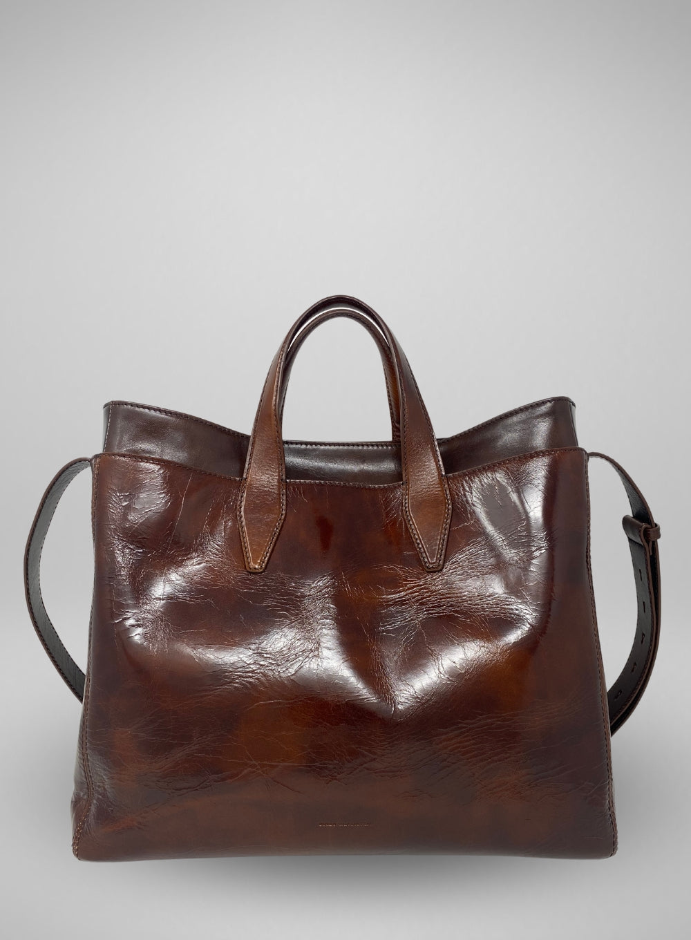 DRIES VAN NOTEN | Double Layered Leather Tote