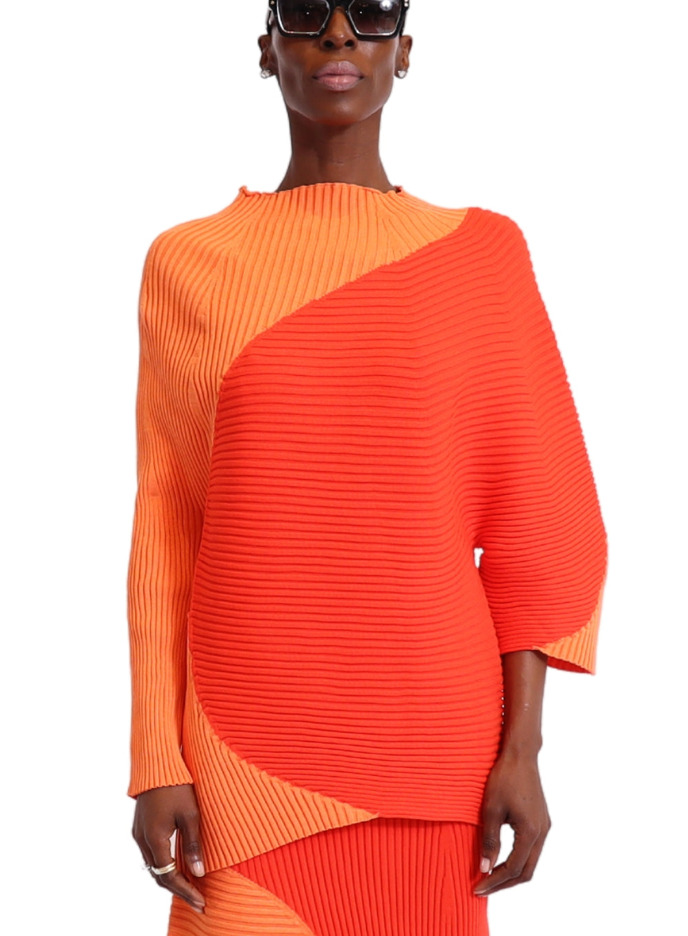 LIVIANA CONTI  Asymmetrical Color Block Sweater – Joan Shepp