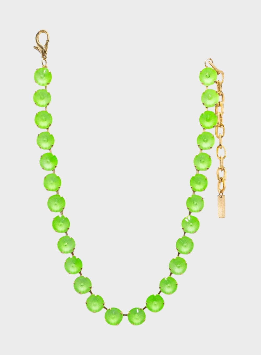 TOVA | The Sofia Necklace In Electric Green