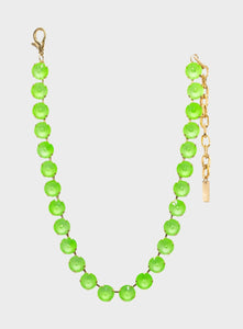 TOVA | The Sofia Necklace In Electric Green