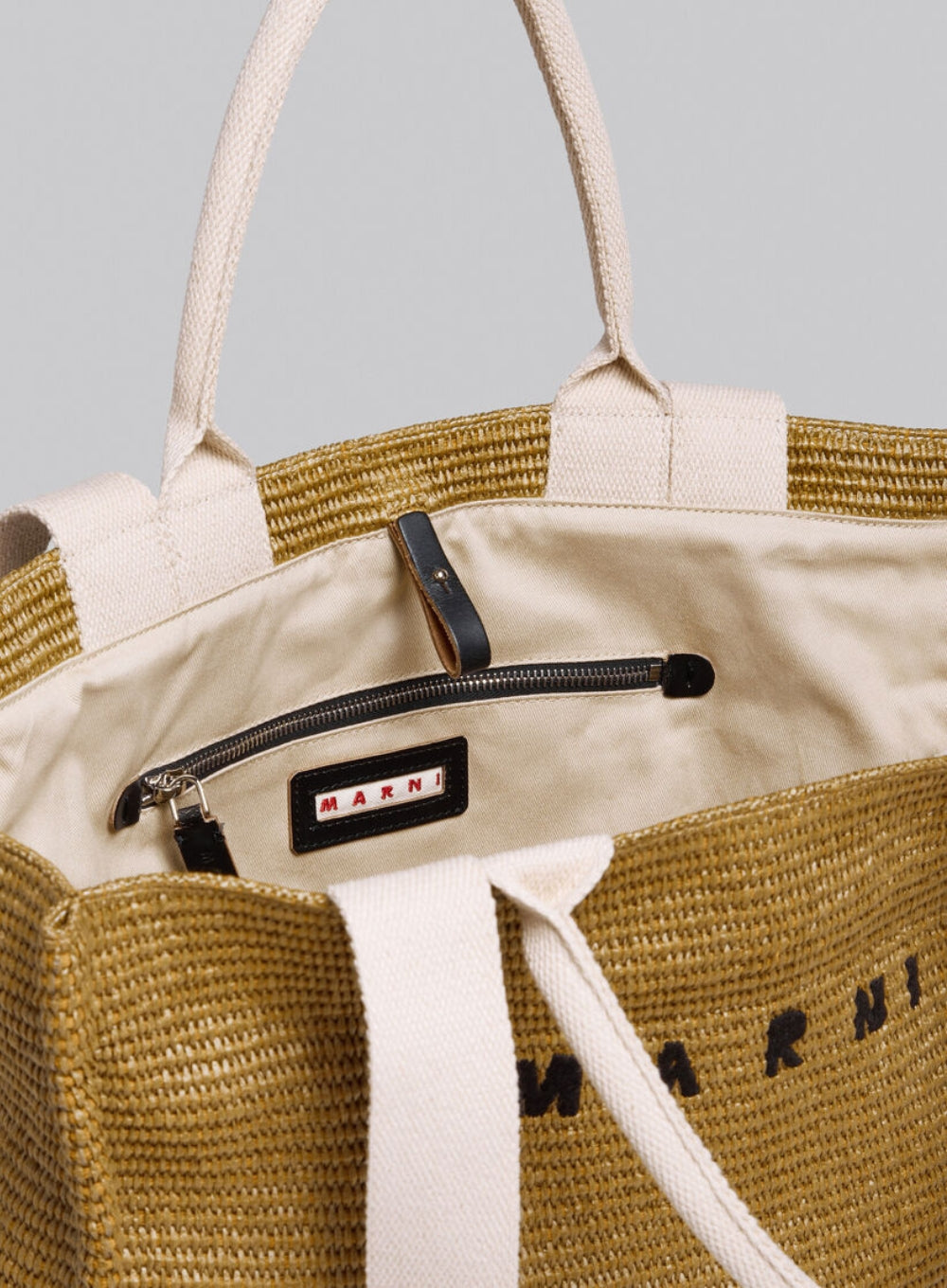 MARNI | Large Raffia Basket Tote