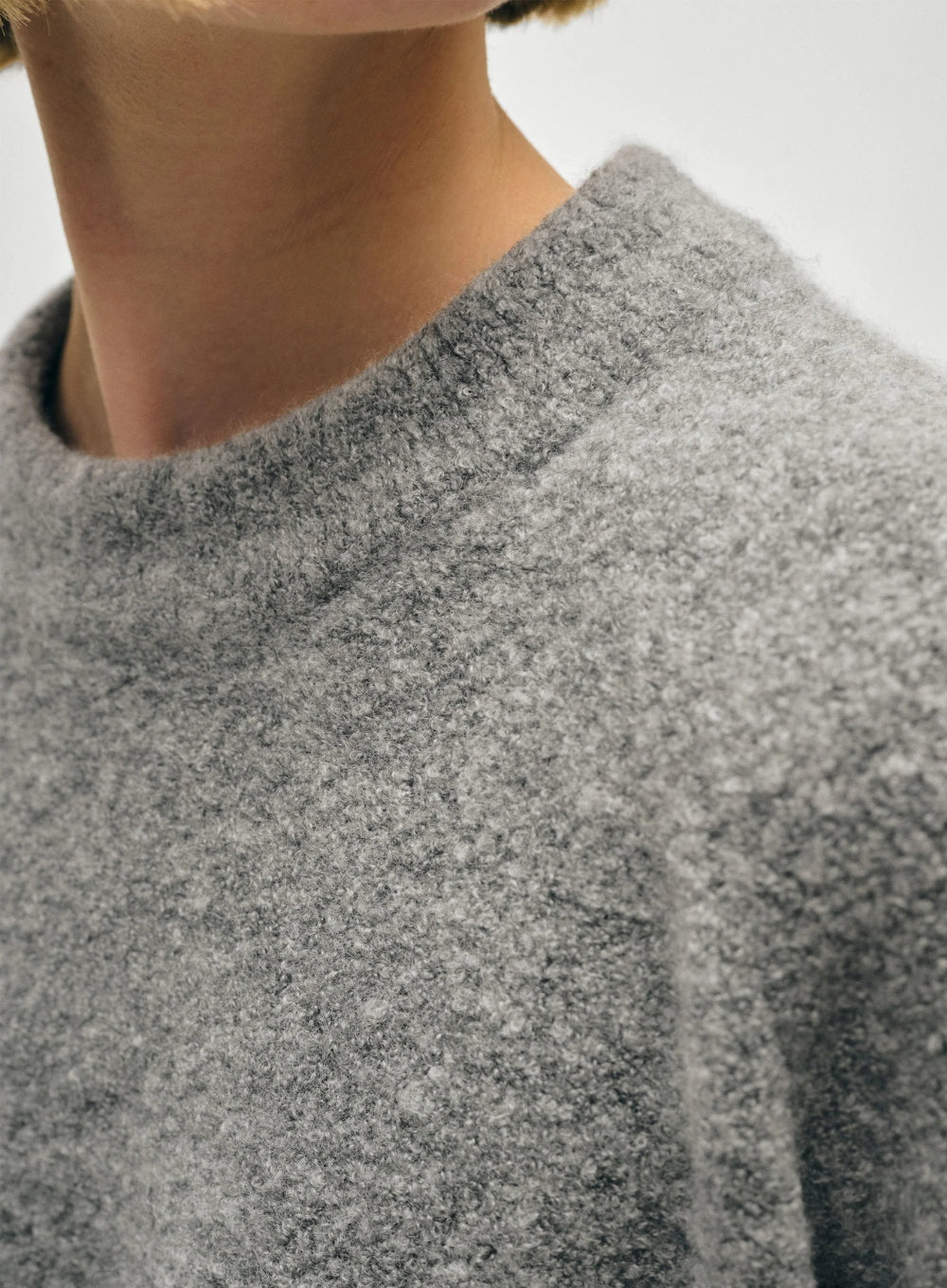 WHITE + WARREN | Boucle Cashmere Blend Sweatshirt