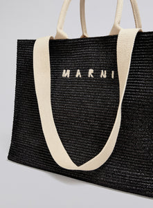 MARNI | Large Raffia Basket Tote