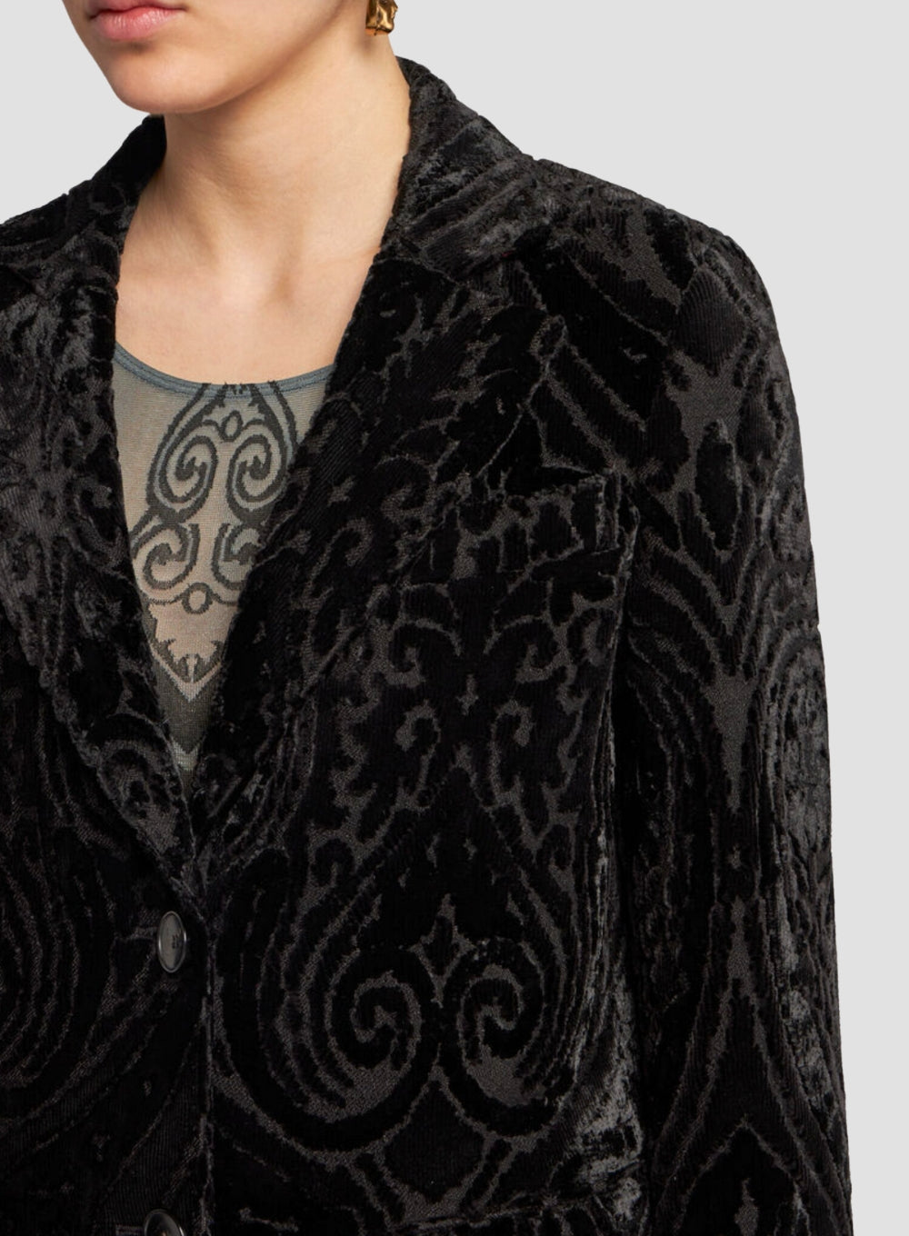 ETRO | Burnout Velvet Coat