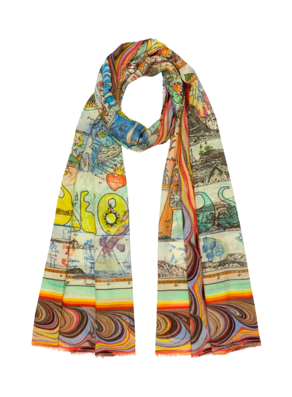 FALIERO SARTI - Faliero Art Cotton Stole