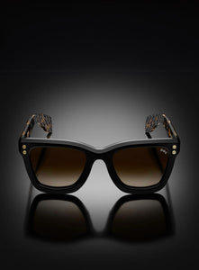 HOORSENBUHS | Model I Black Tortoise Fade Frame Sunglasses