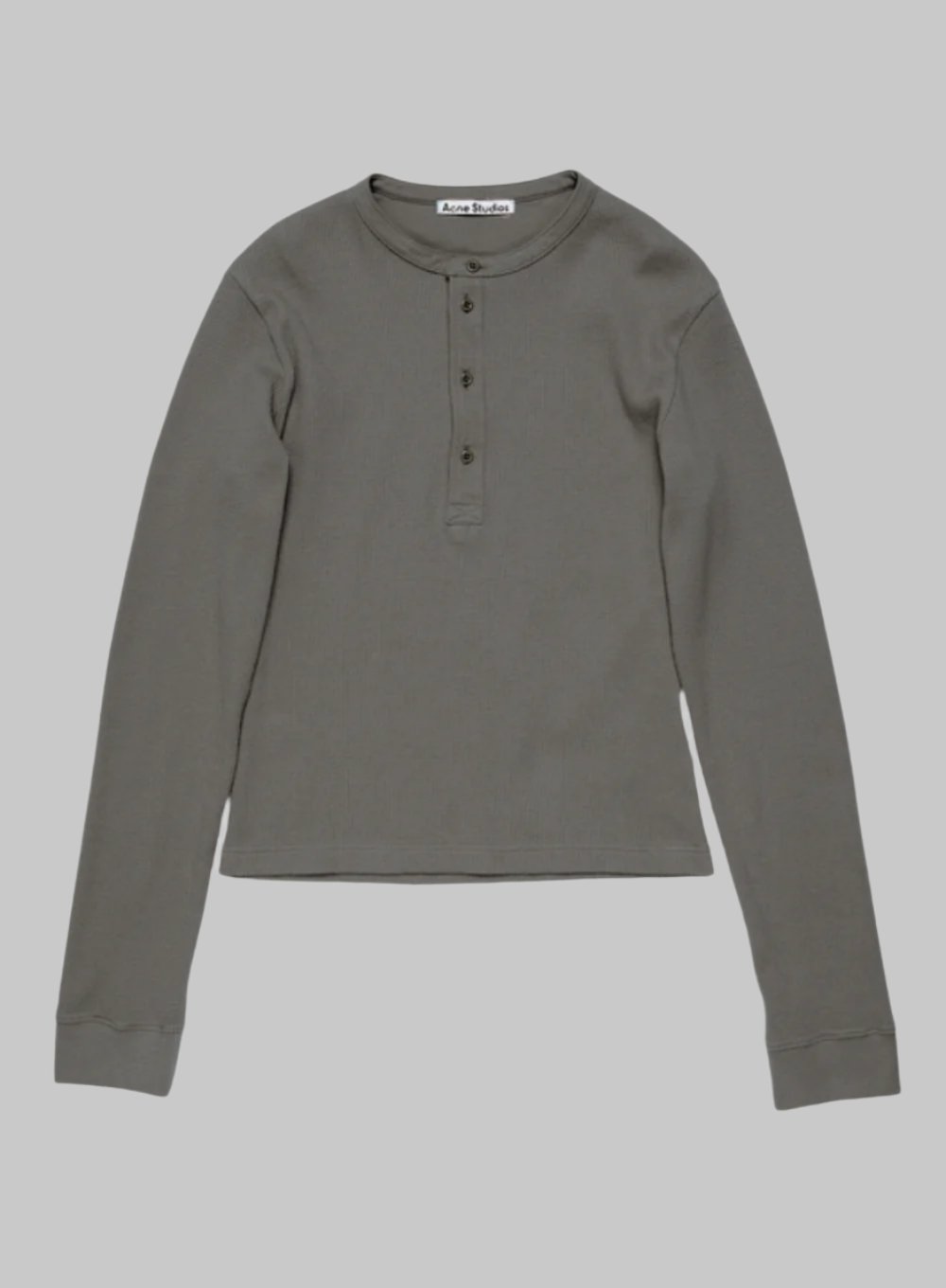 ACNE STUDIOS | Long Sleeve Waffle Knit Top