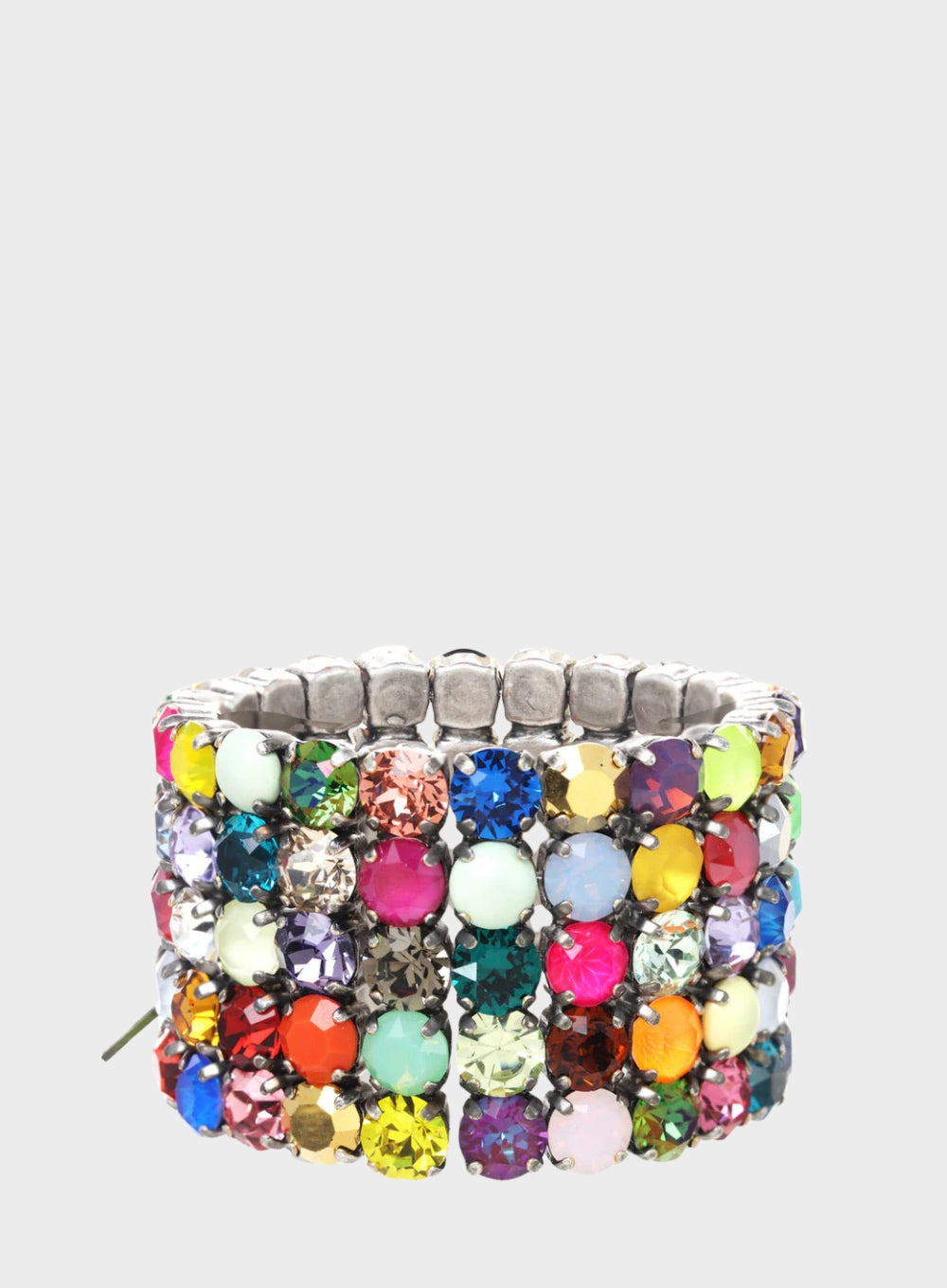 TOVA | Olivia 5 Strand Multicolor Stretch Bracelet