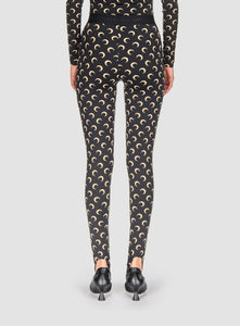 MARINE SERRE | Moon Print Jersey Stirrup Leggings