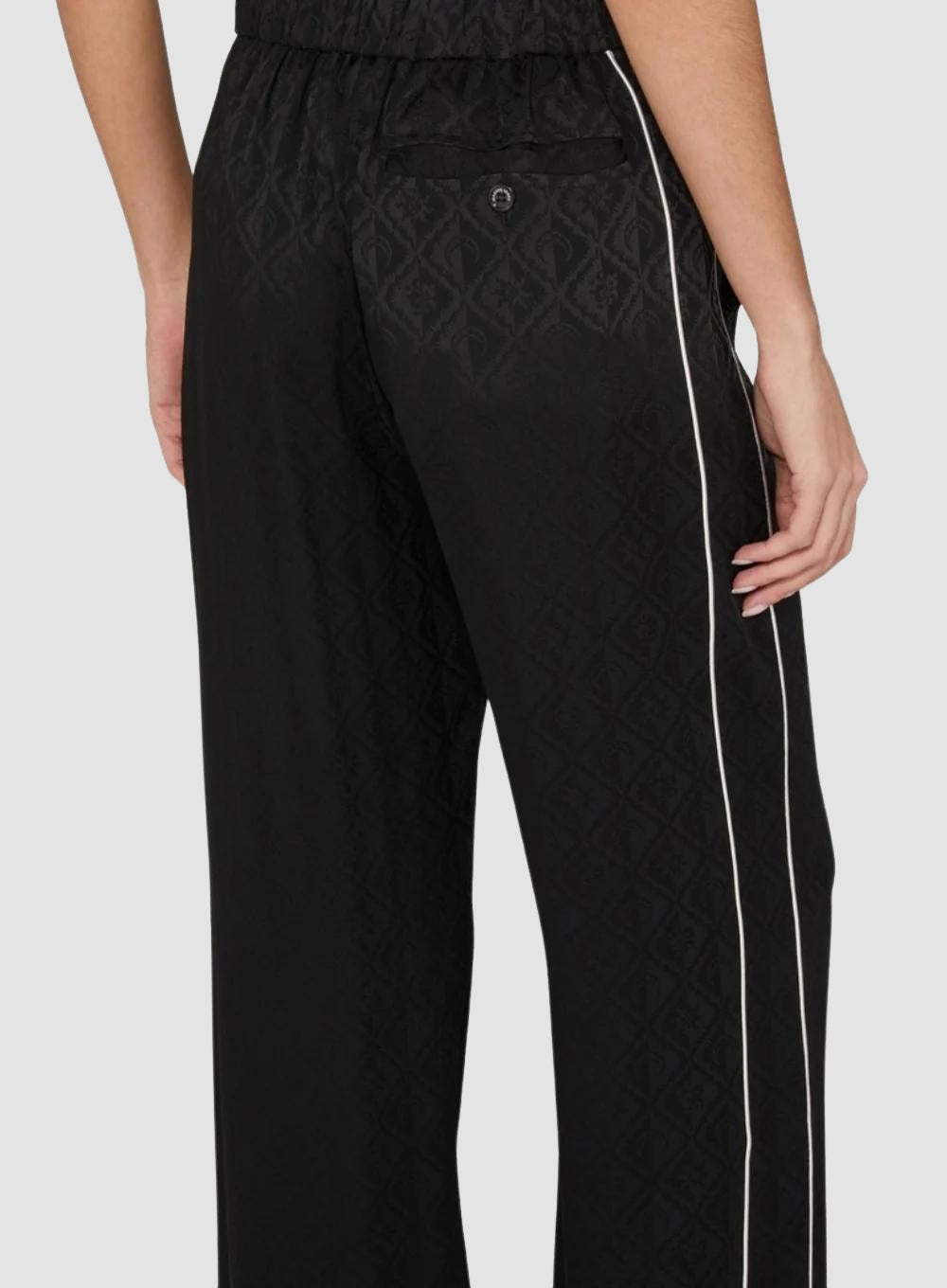 MARINE SERRE | Jacquard Viscose Fluid Trouser