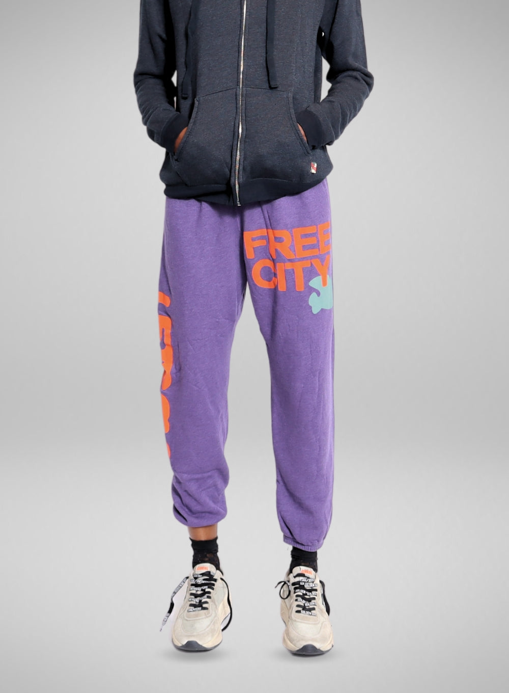 FREE CITY | Purple LetsGo Sweatpants