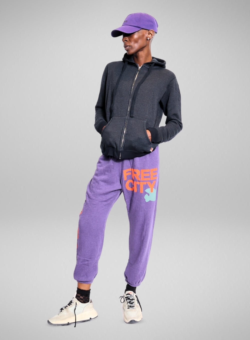 FREE CITY | Purple LetsGo Sweatpants