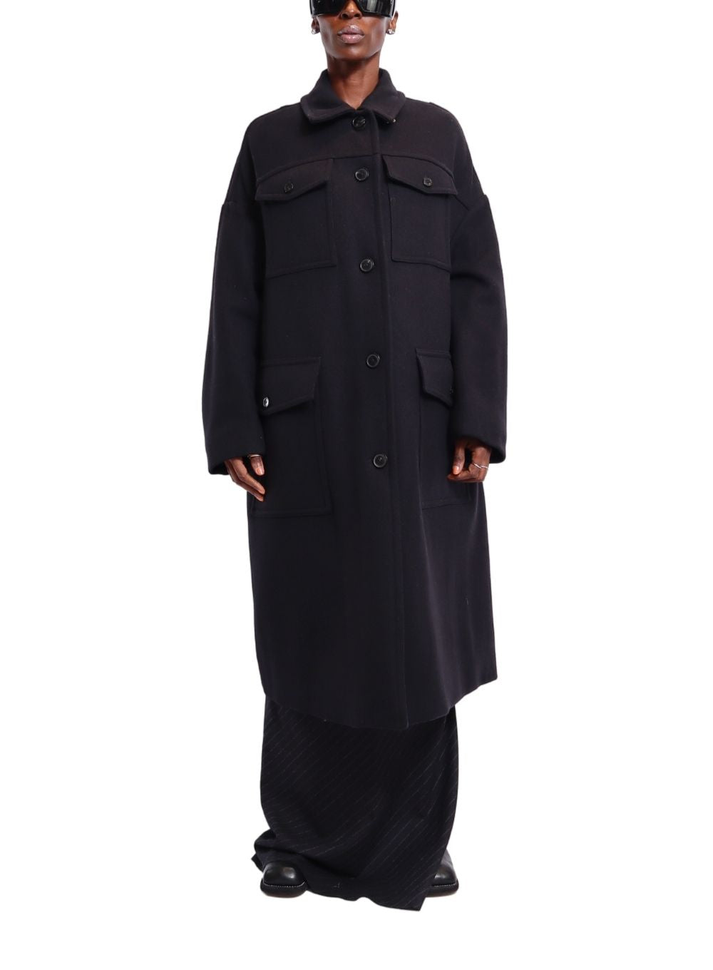 DRIES VAN NOTEN | Reversible Heavy Felt Wool Coat – Joan Shepp