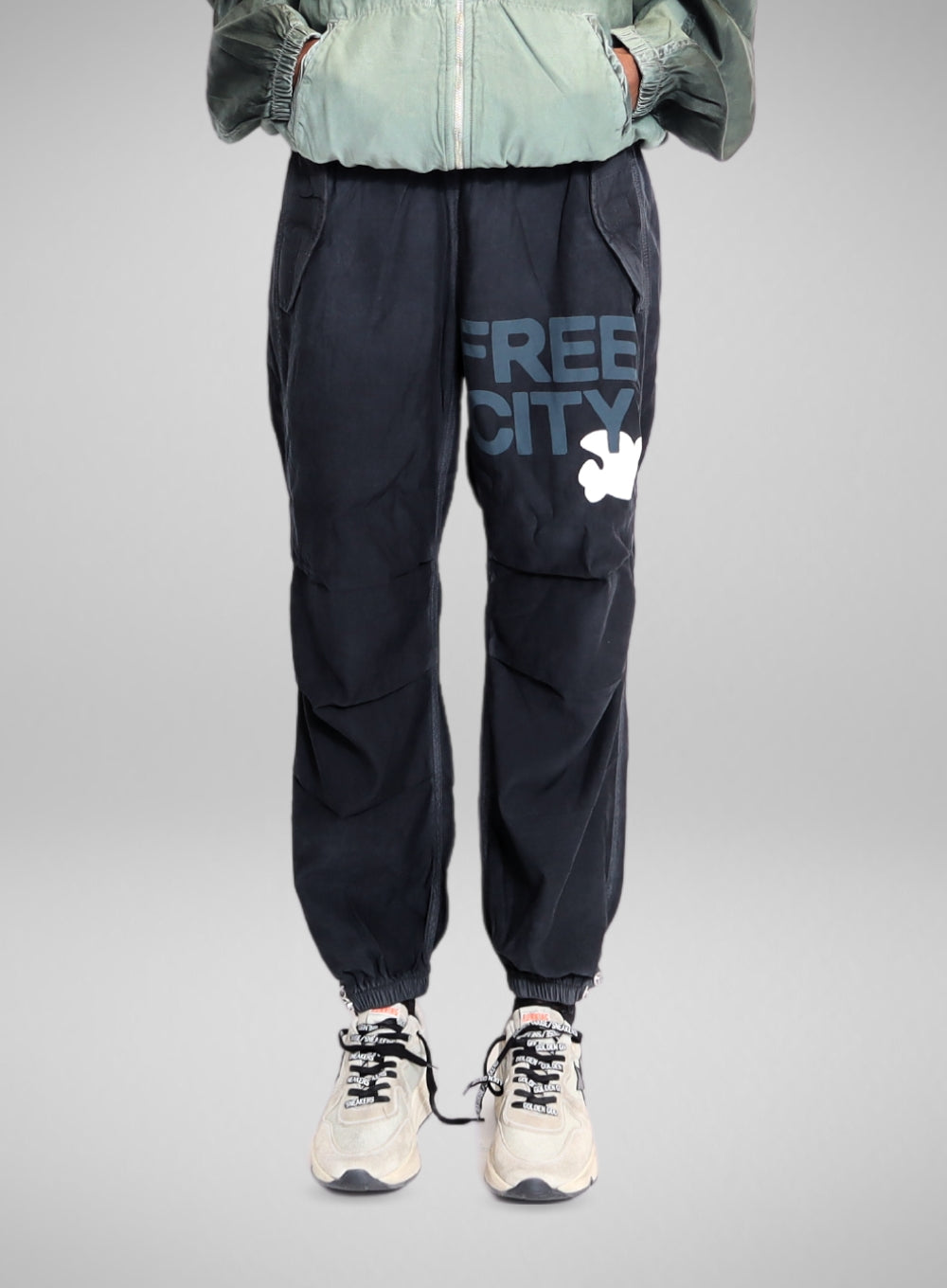 FREE CITY | Black Air Jump Pants