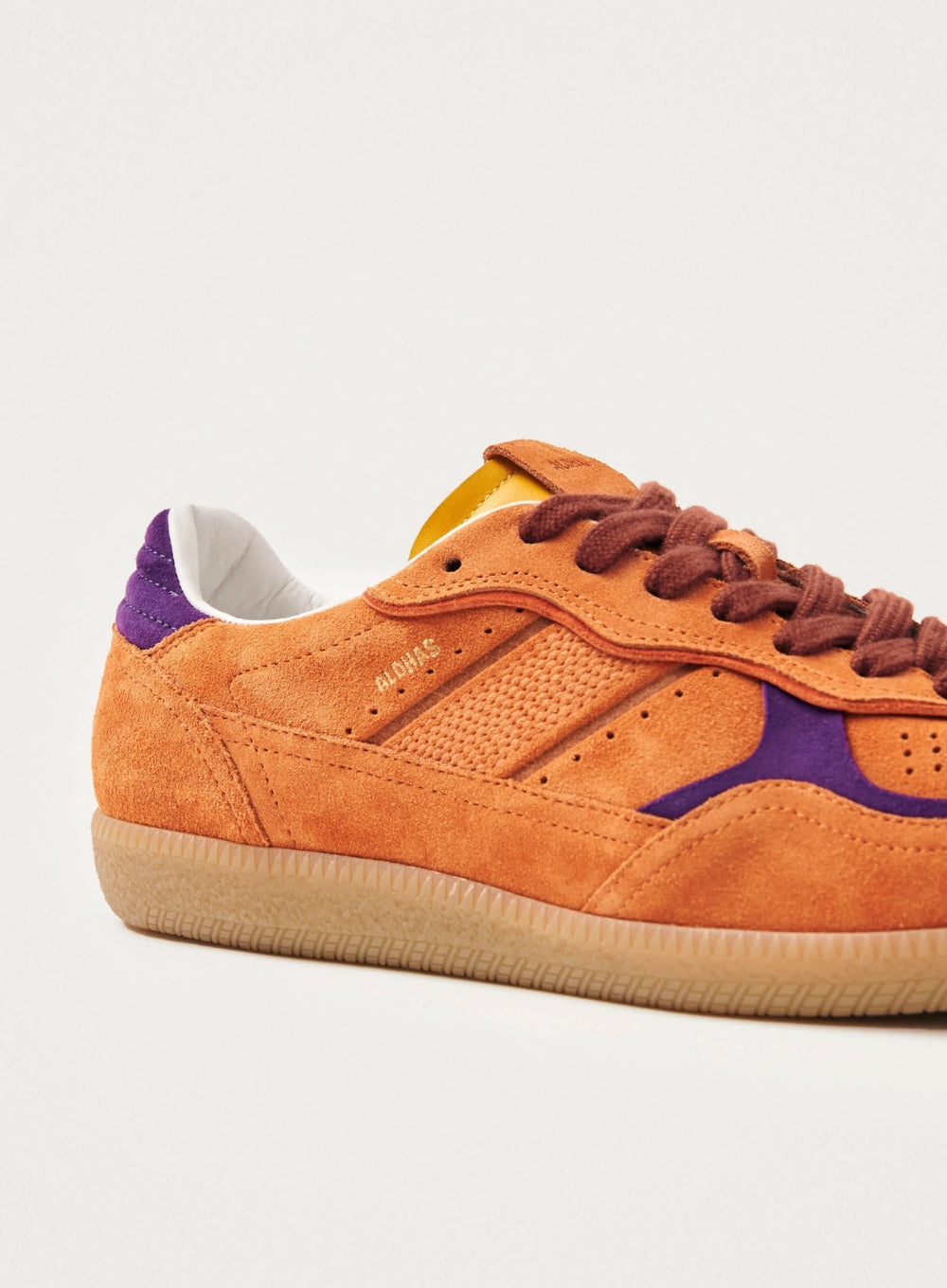 ALOHAS | Tb. 490 Rife Orange Leather Sneakers