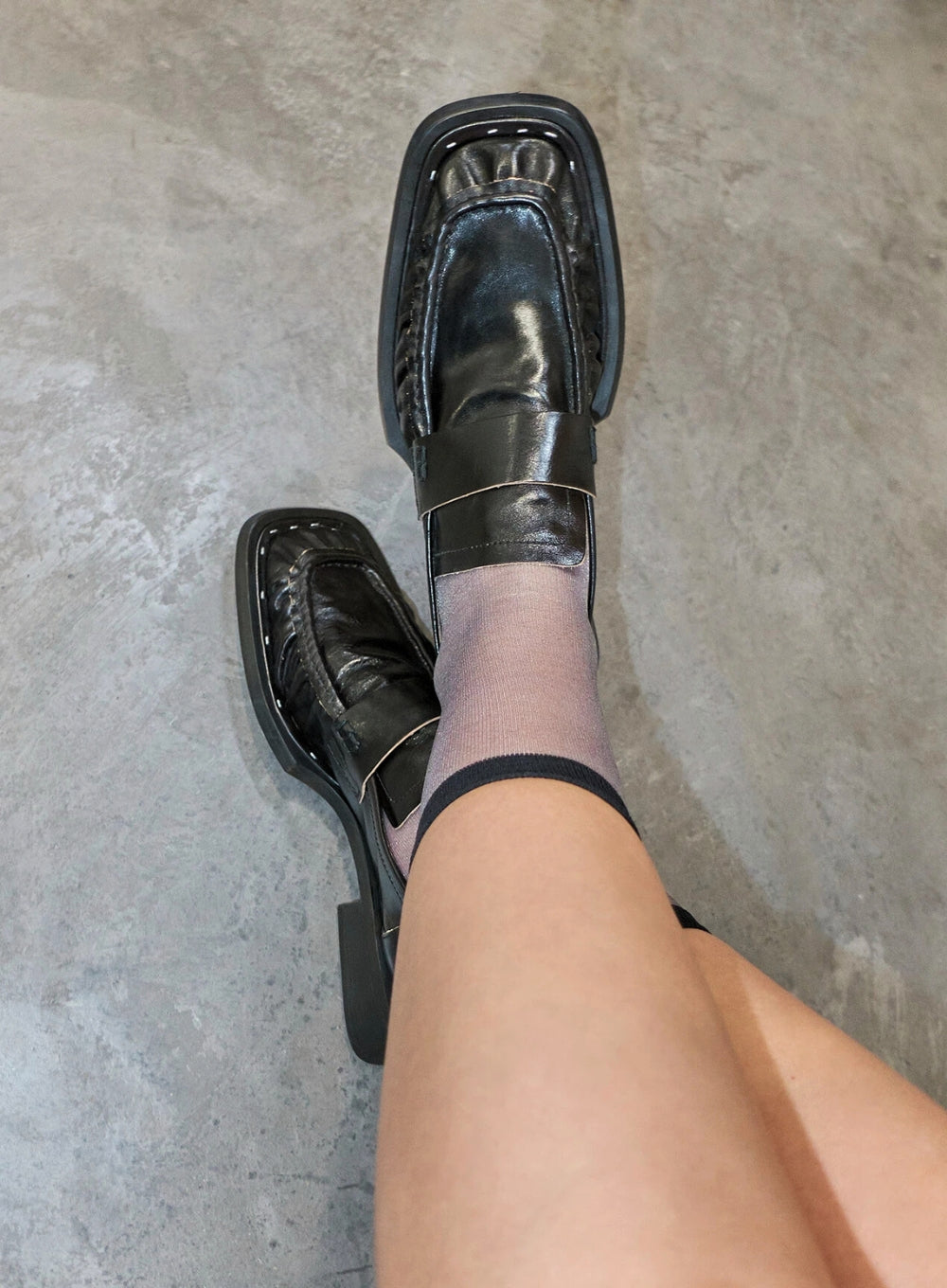 MIISTA | Airi Black Loafers