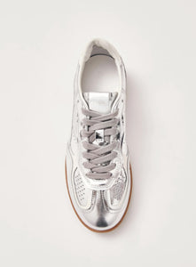 ALOHAS | Tb. 490 Rife Shimmer Silver Cream Sneakers