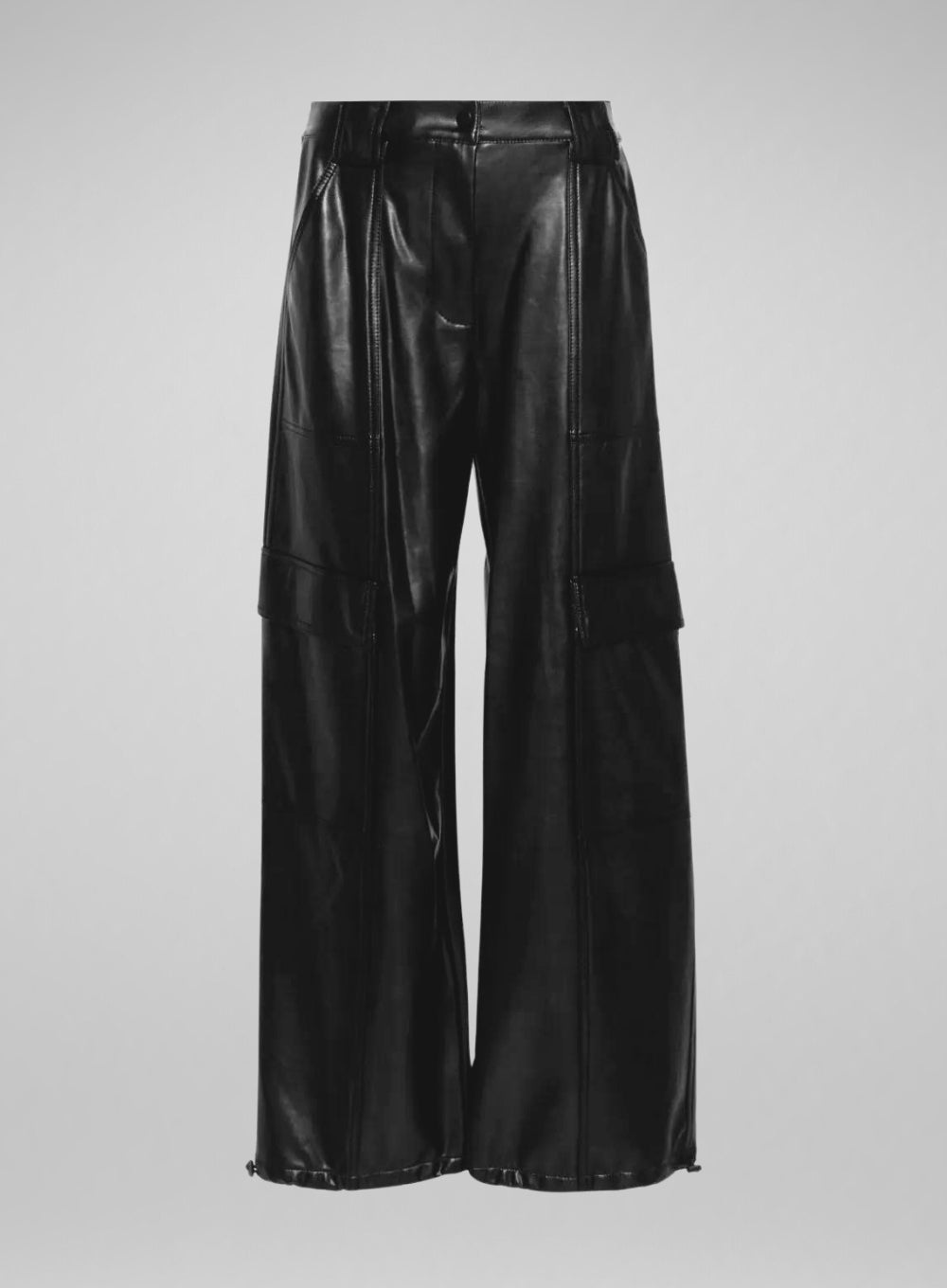 SIMKHAI | Sofia Vegan Leather Cargo Pant