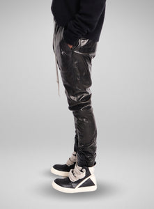 RICK OWENS | Leather Bela Joggers