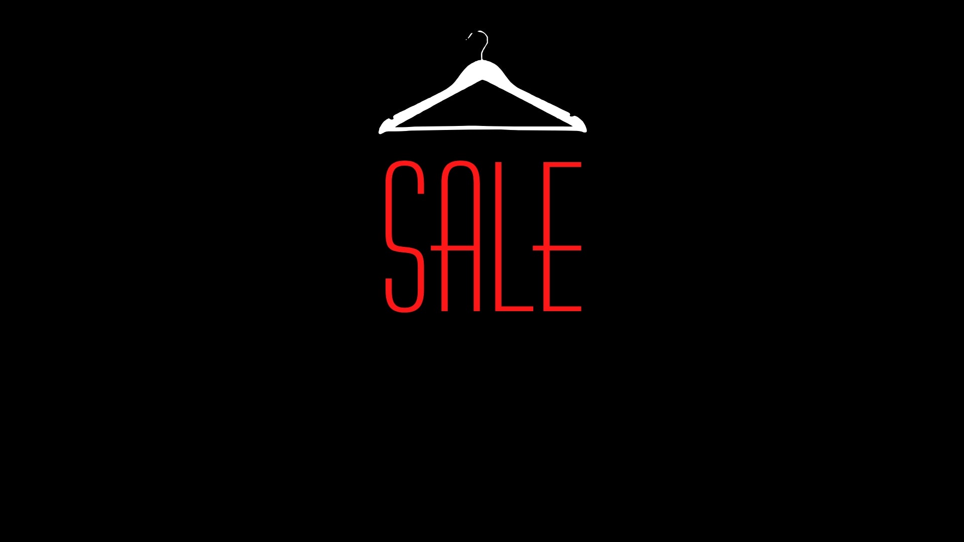 Sale text graphic with hanger clip art, shop  up to 60% off sale